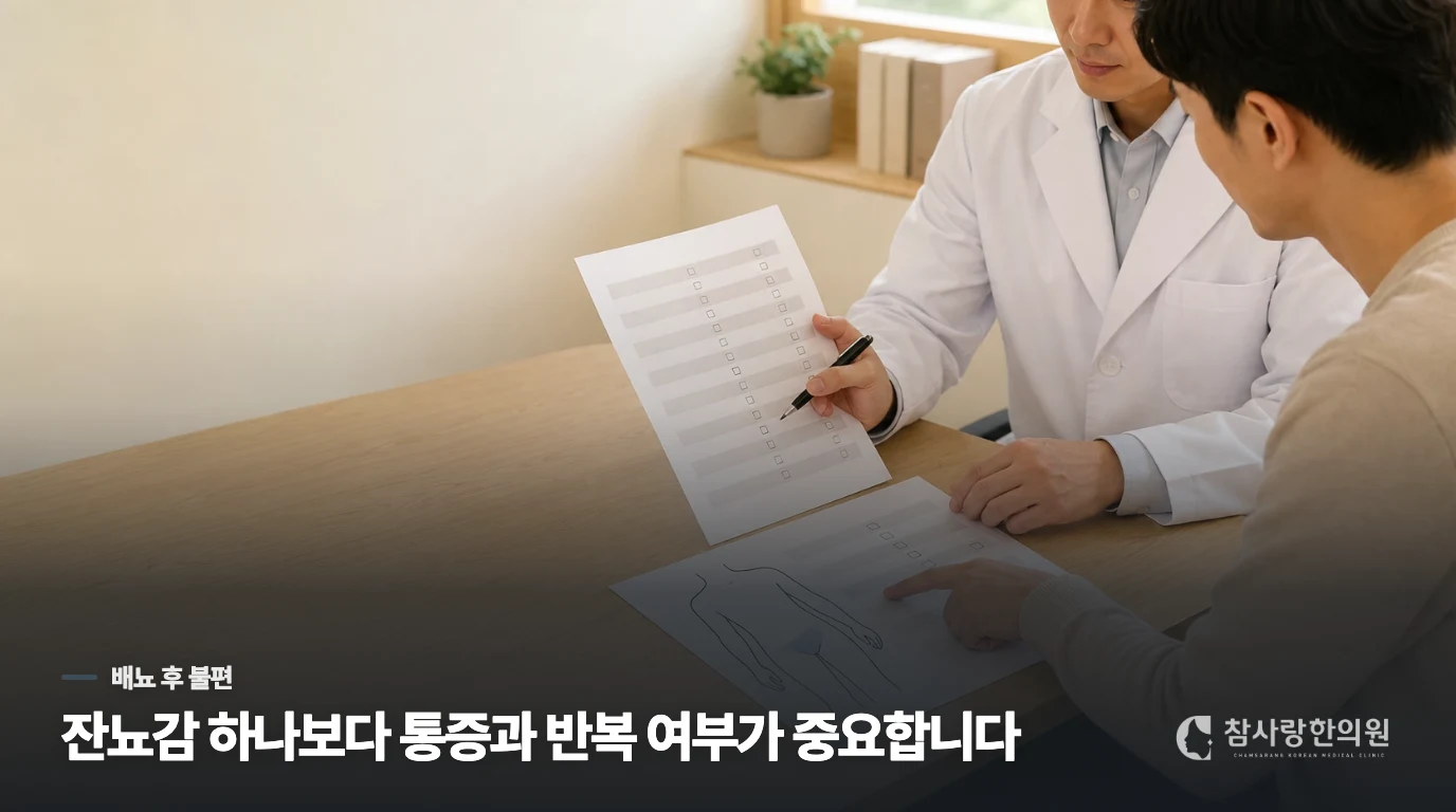 화장실 뒤에도 남는 불편, 전립선염에서 보이는 모습