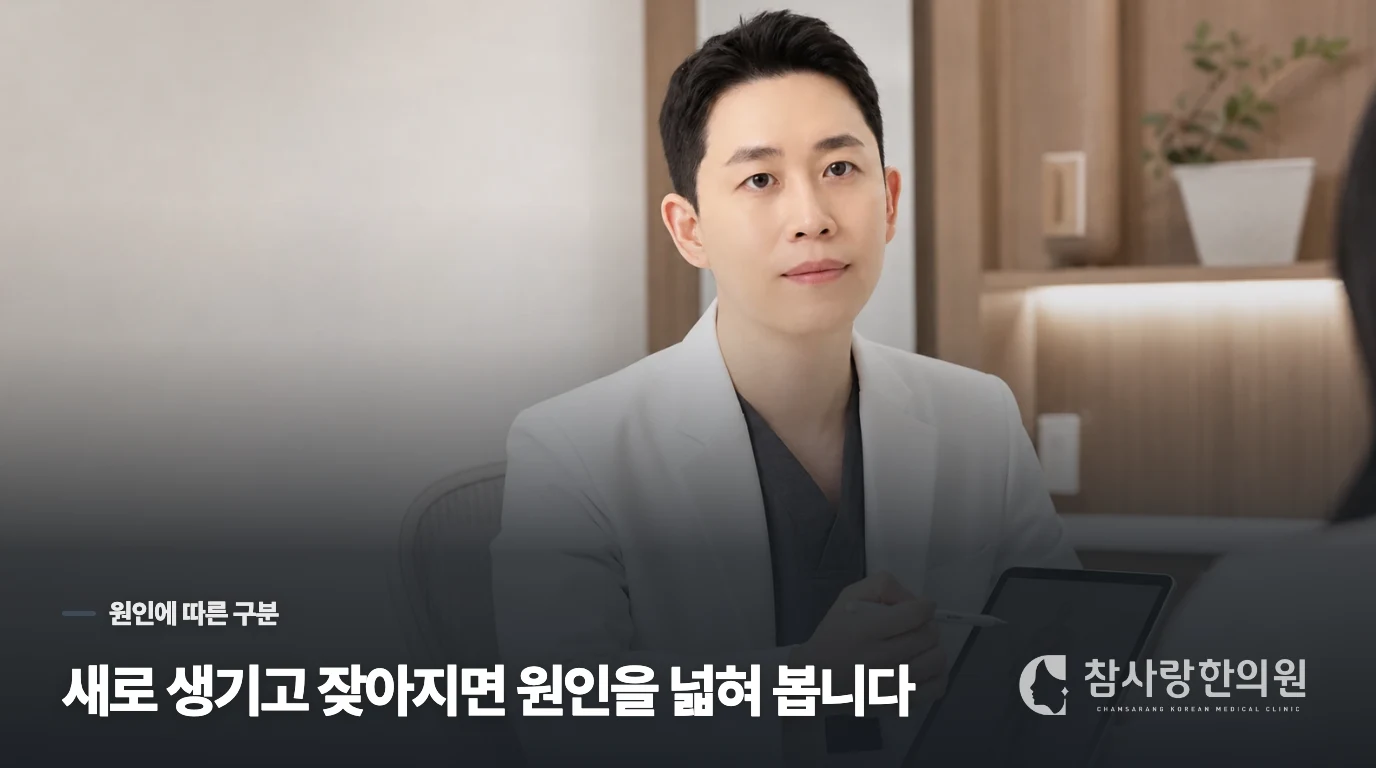 새로 시작했거나 통증이 크면 원인을 넓혀 살핍니다