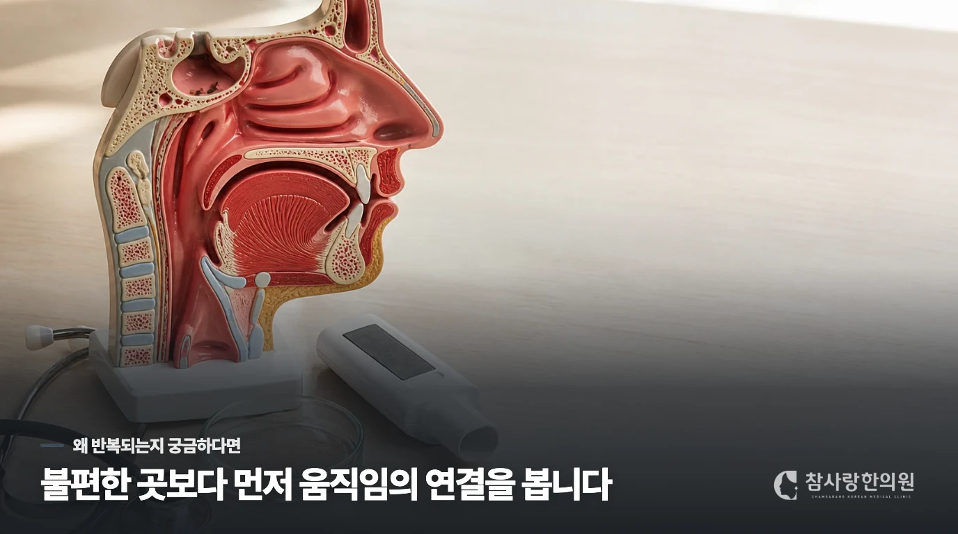 음식물이 목에 걸려 내려가지 않는 이유는 무엇일까요.
