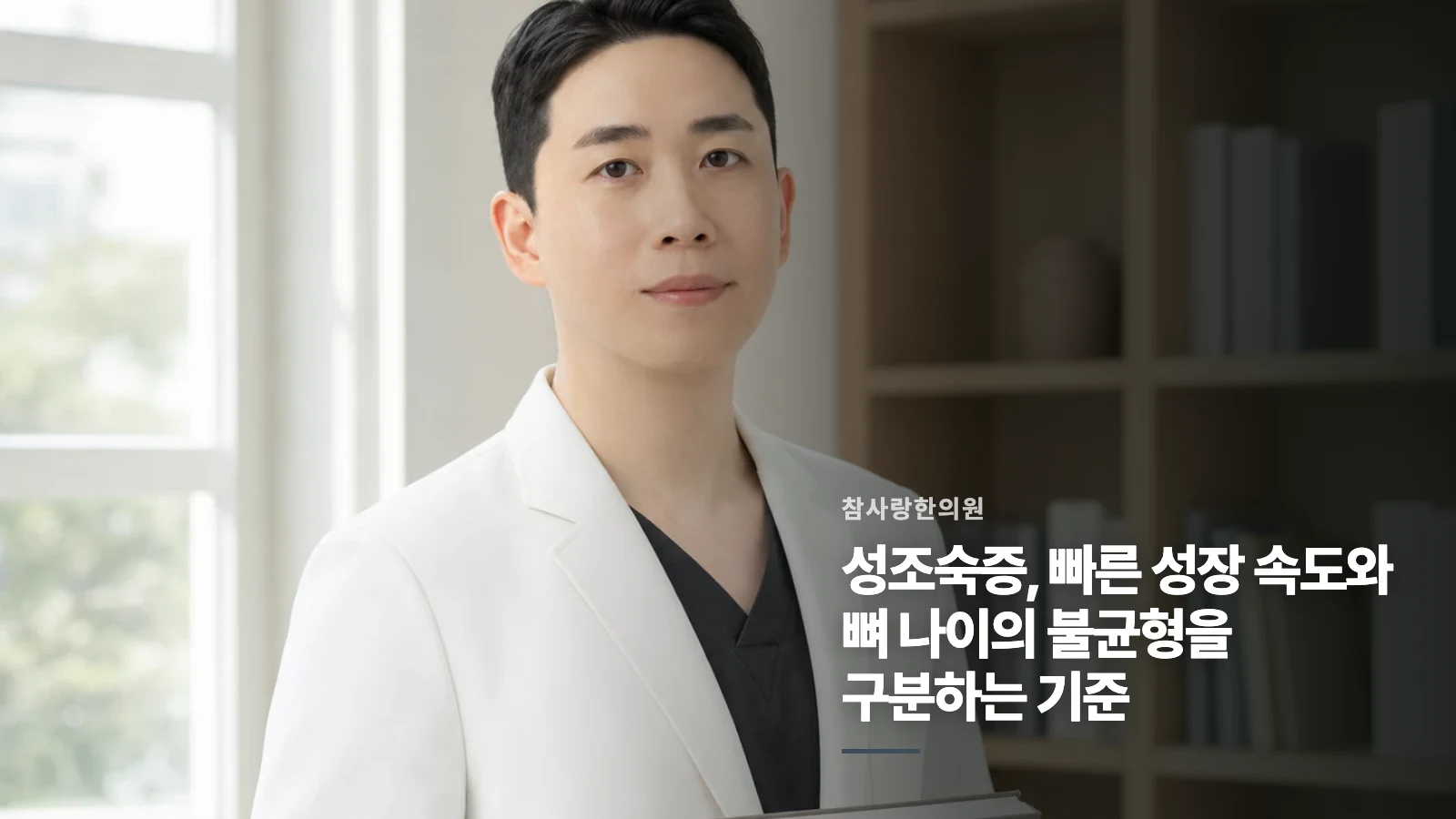 성조숙증, 빠른 성장 속도와 뼈 나이의 불균형을 구분하는 기준
