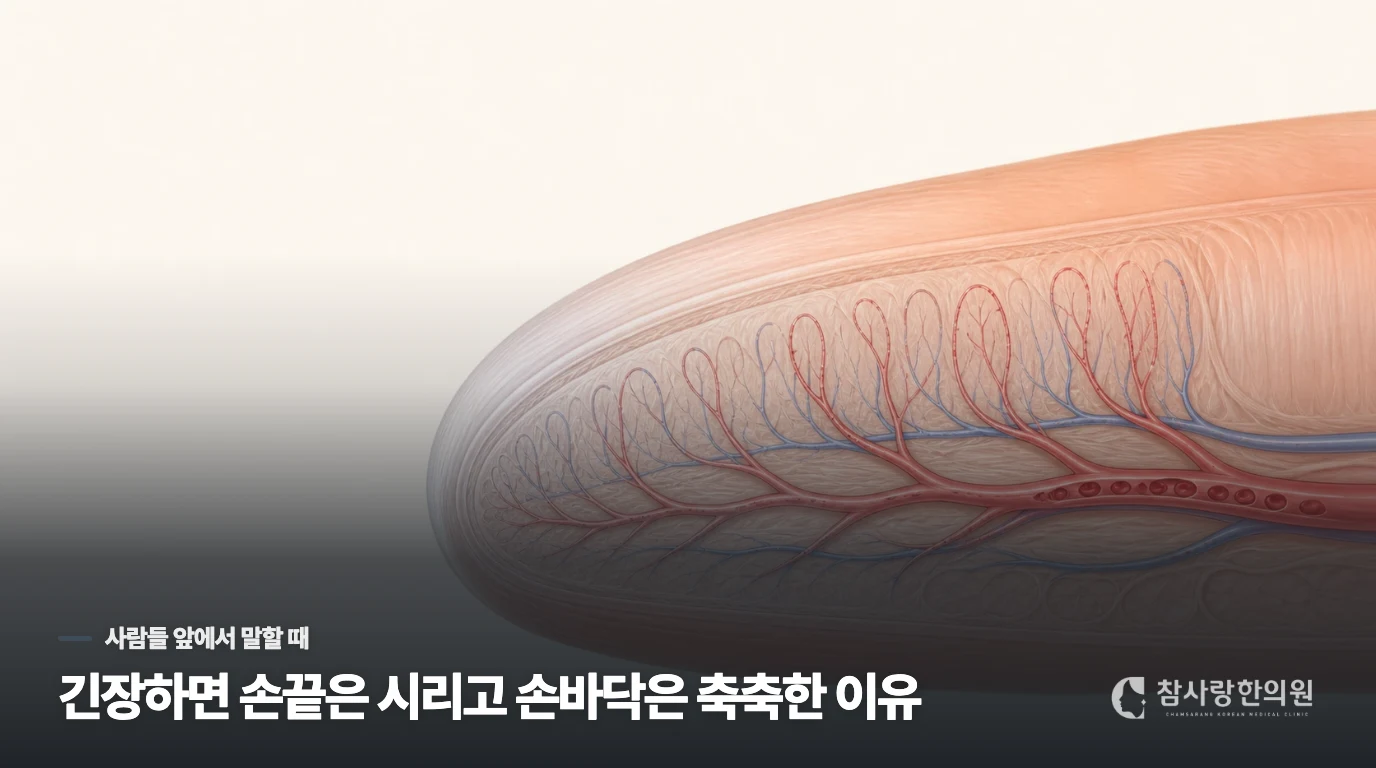 긴장하면 손끝은 시리고 손바닥은 축축한 이유