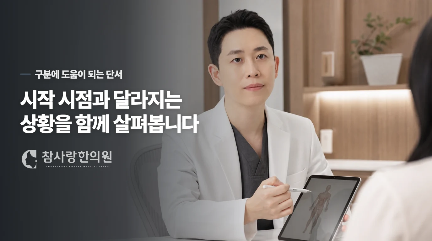 진료에서는 빈뇨보다 ‘언제 아픈가’를 묻습니다