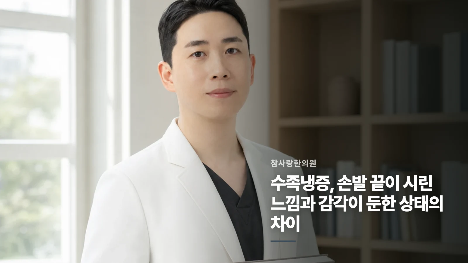 수족냉증, 손발 끝이 시린 느낌과 감각이 둔한 상태의 차이